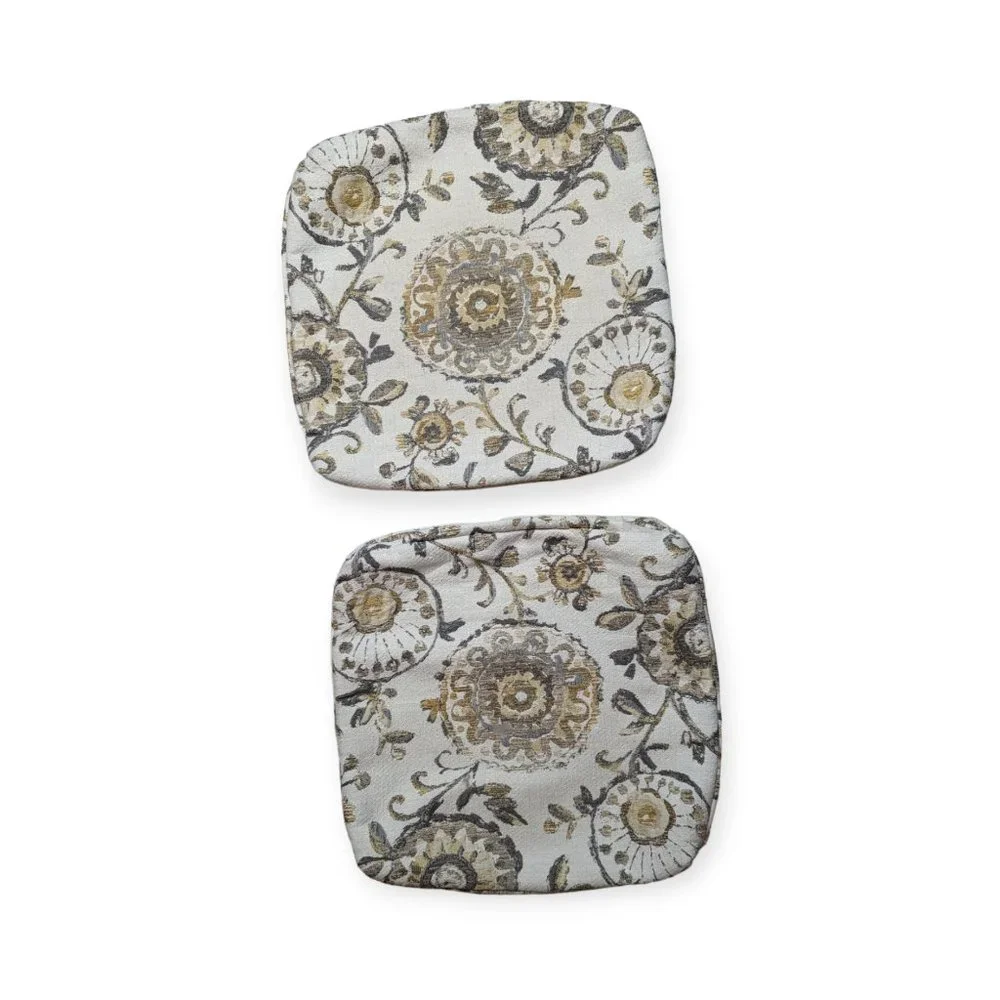 Floral/Paisley Tapestry Pillow Covers Set of 2